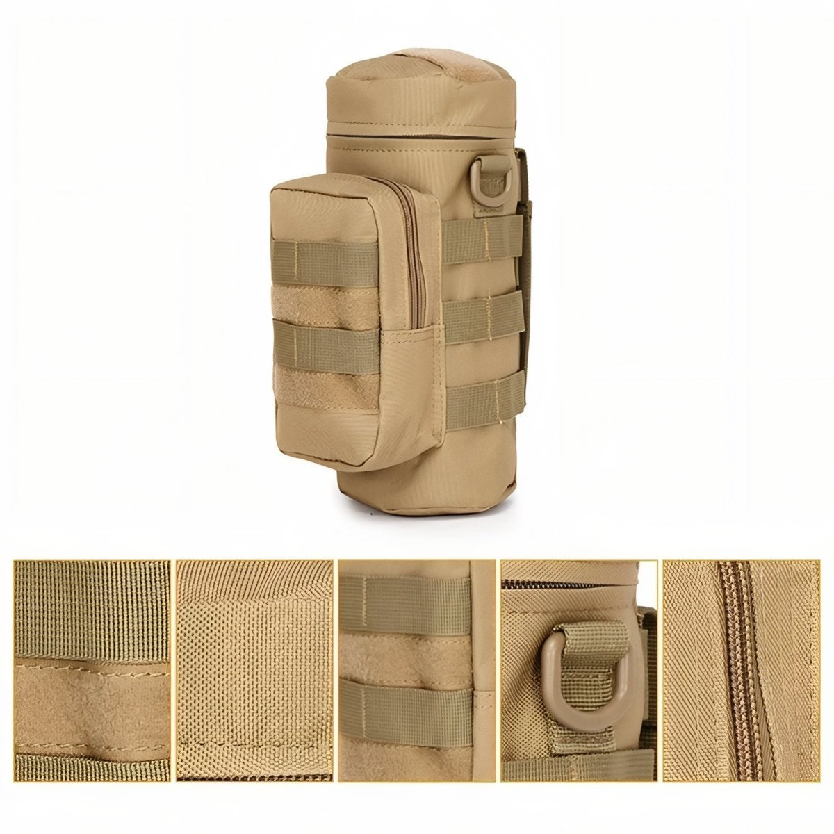 Tactical Water Bottle Holder with Accessory Pocket | Everhikes - Everhikes