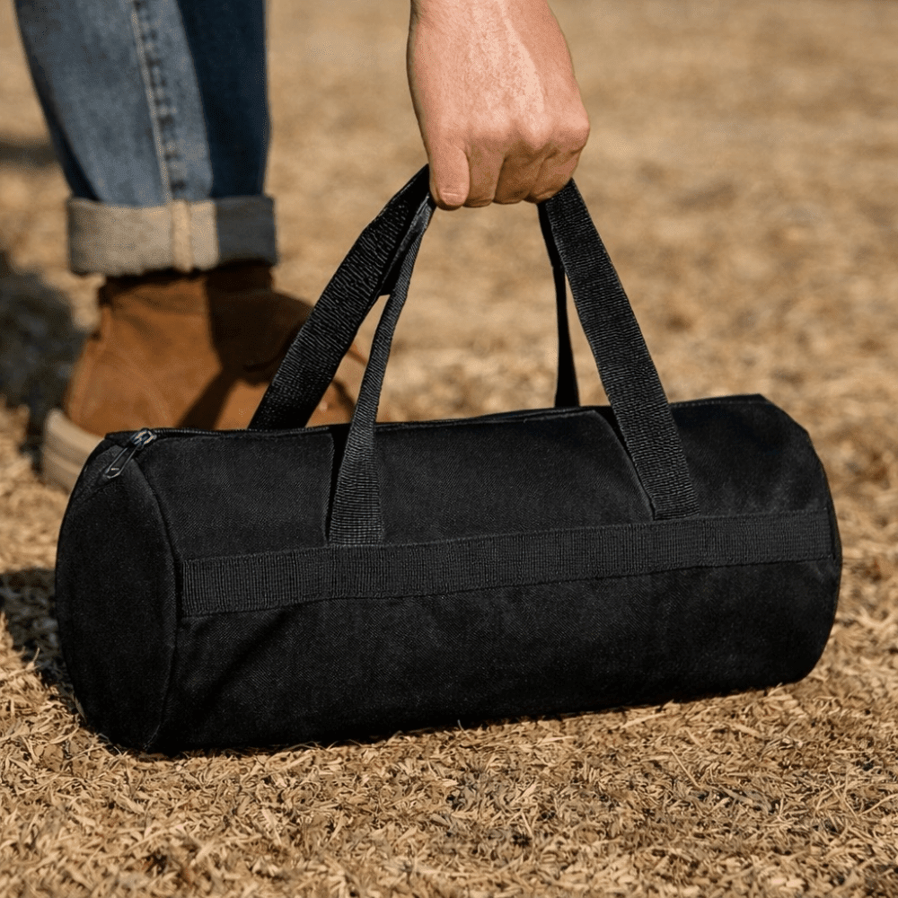Tent Stake Bag, Lightweight Cylindrical Camping Storage - Everhikes