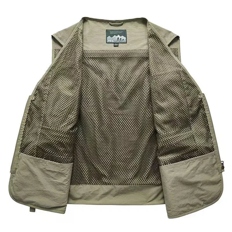 Utility Vest, Lightweight Mesh Multi - Pocket Outdoor Vest | Everhikes - Everhikes