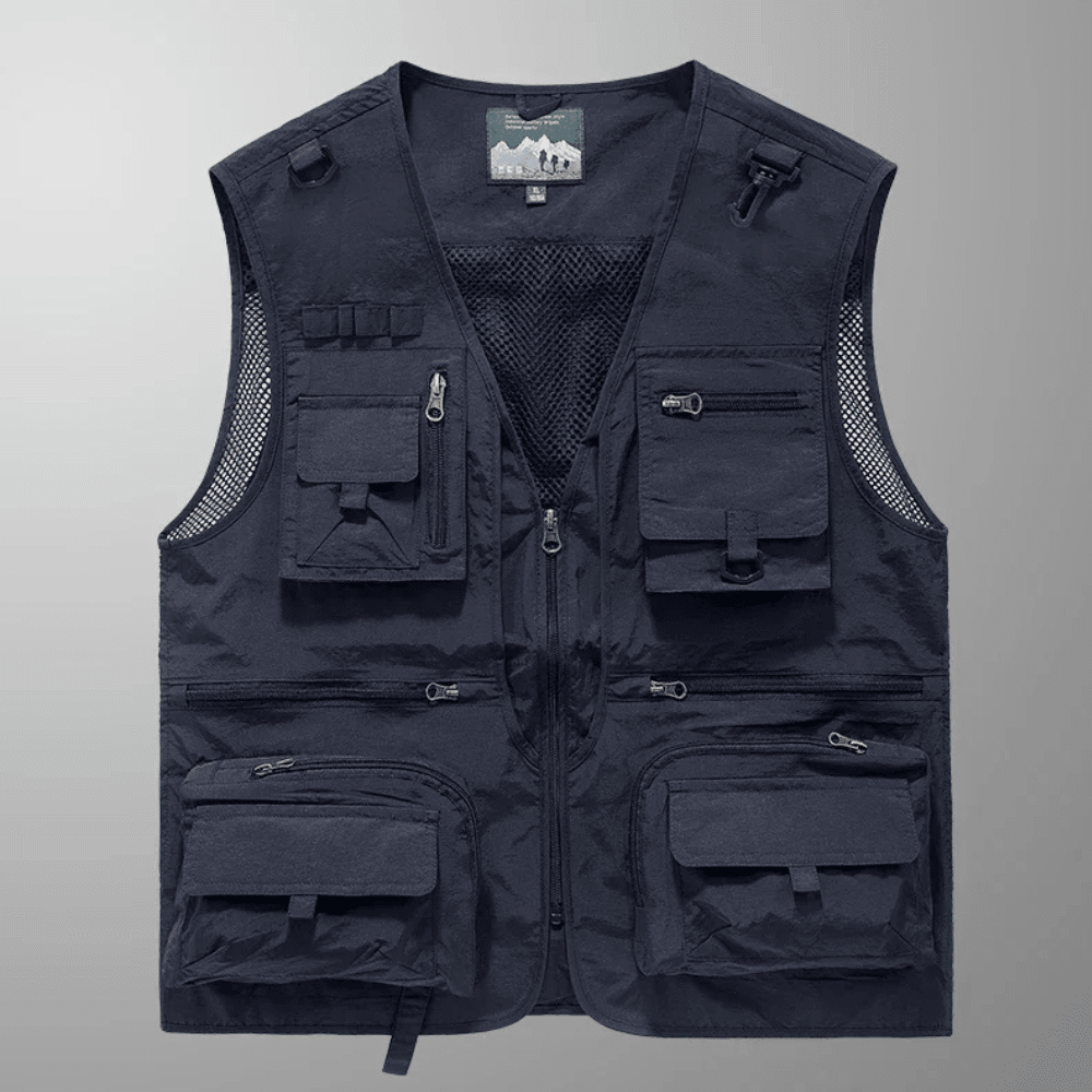 Utility Vest, Lightweight Mesh Multi - Pocket Outdoor Vest | Everhikes - Everhikes