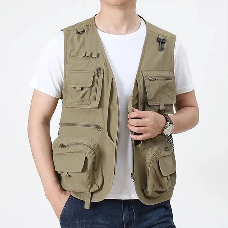 Utility Vest, Lightweight Mesh Multi - Pocket Outdoor Vest | Everhikes - Everhikes