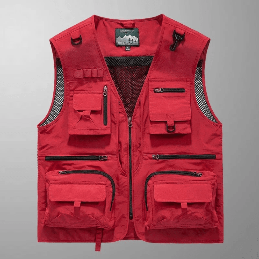 Utility Vest, Lightweight Mesh Multi - Pocket Outdoor Vest | Everhikes - Everhikes