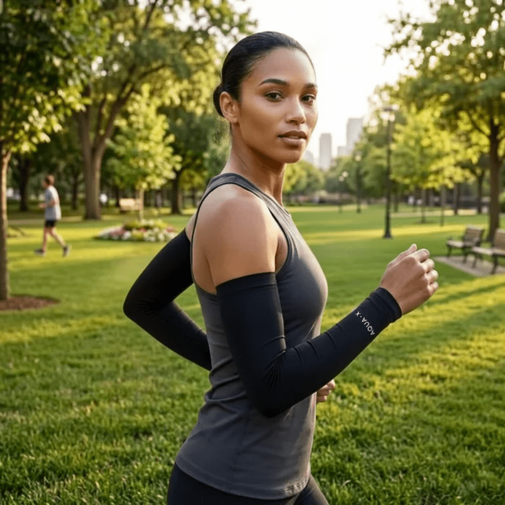 UV Protection Arm Sleeves for Cycling, Running and Hiking - Everhikes