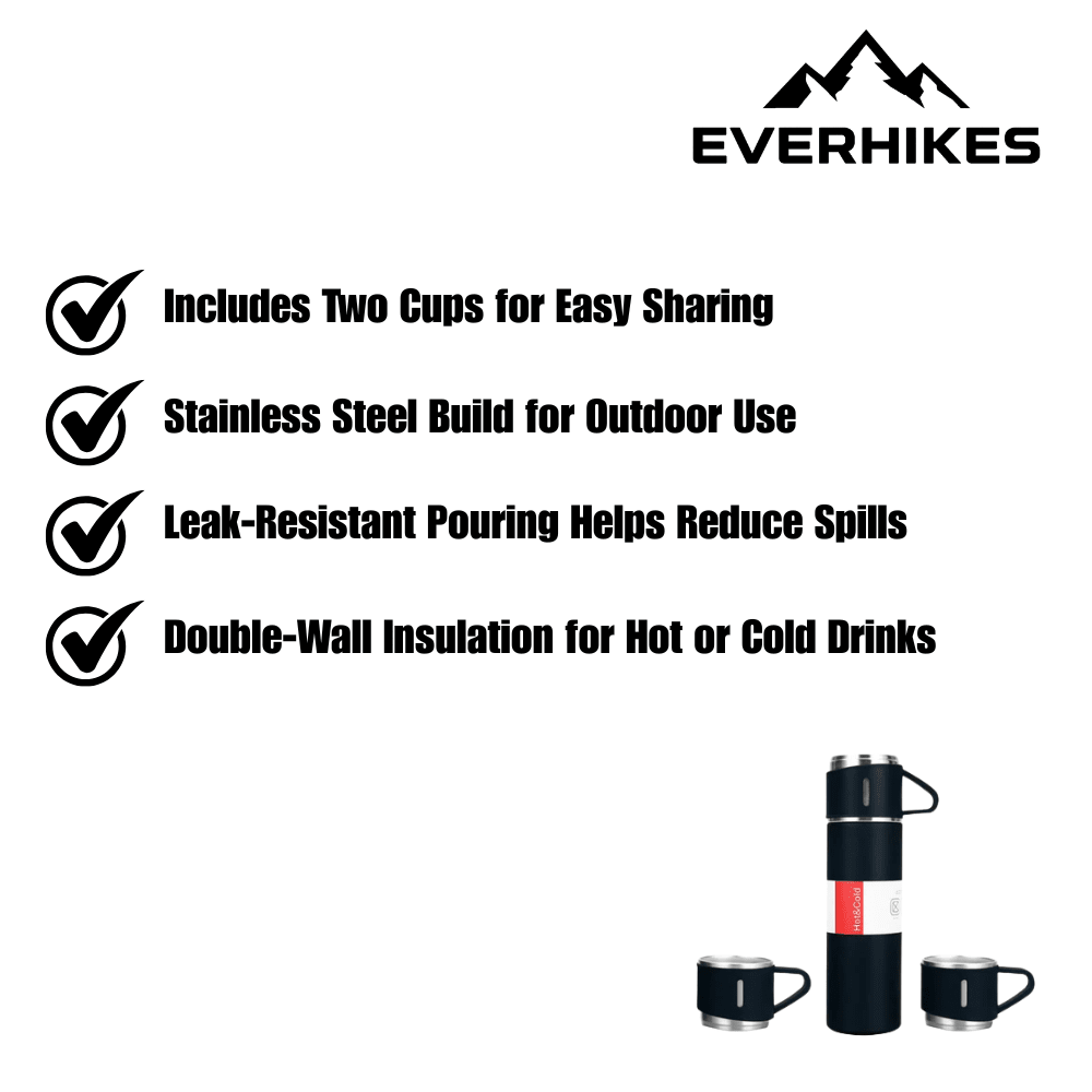 Vacuum Flask, Stainless Steel Insulated | Everhikes - Everhikes
