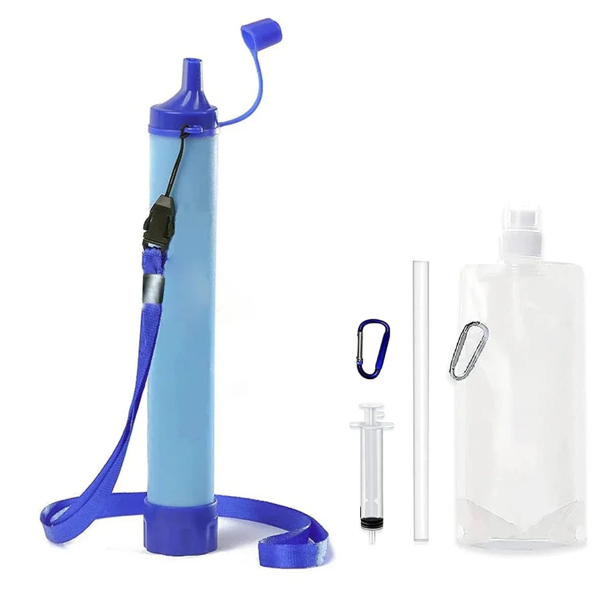 Water Filter Straw, Lightweight Portable for Hiking, Camping - Everhikes