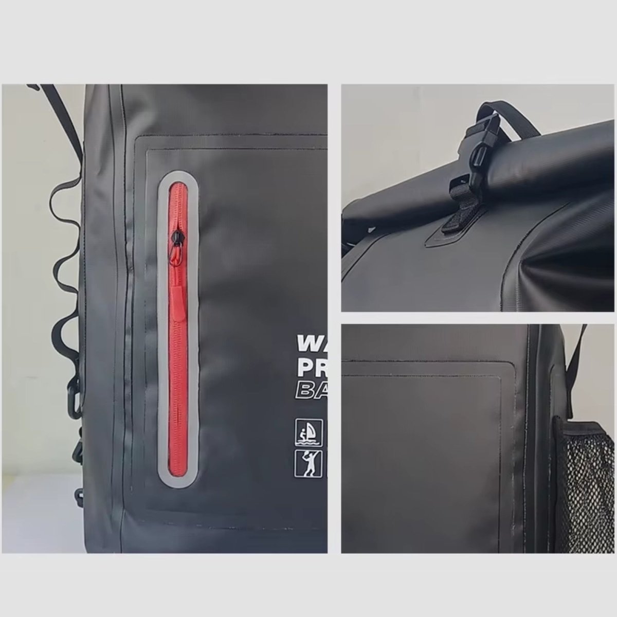 Waterproof Hiking Backpack – 30L PVC Roll - Top Day Pack | Everhikes - Everhikes