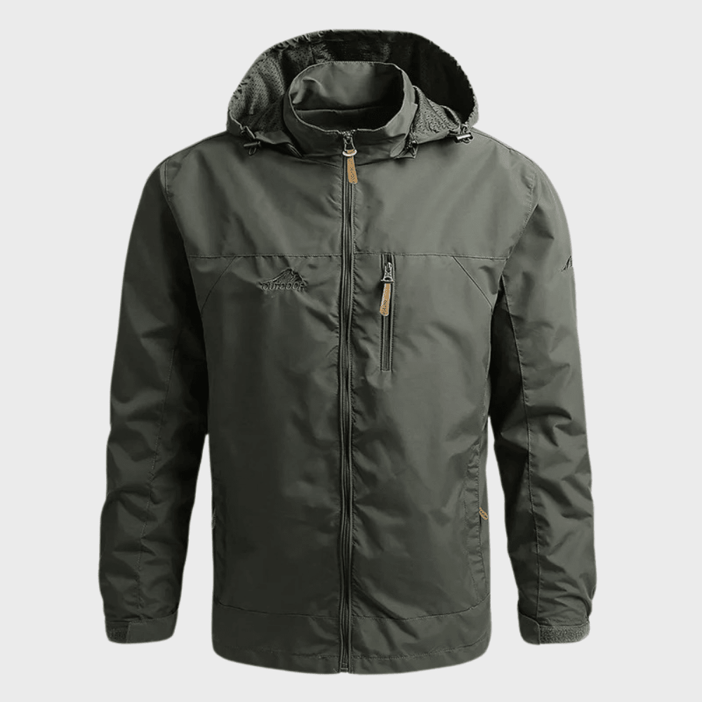 Waterproof Jacket, Lightweight Outdoor Adjustable Cuffs & Hem - Everhikes