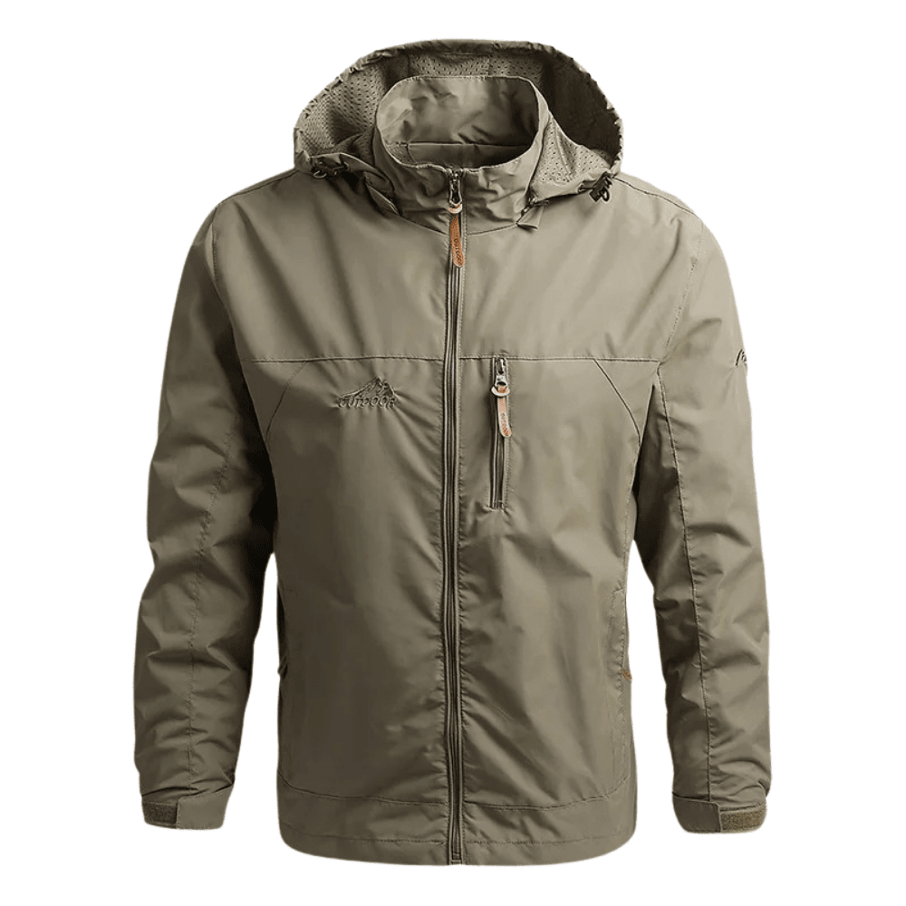 Waterproof Jacket, Lightweight Outdoor Adjustable Cuffs & Hem - Everhikes