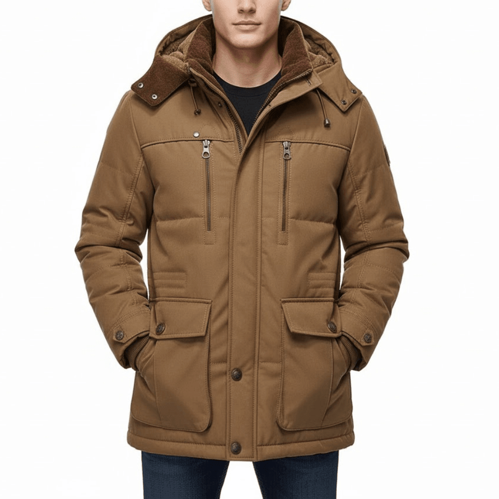 Winter Jacket, Insulated Hooded Outdoor Outerwear - Everhikes