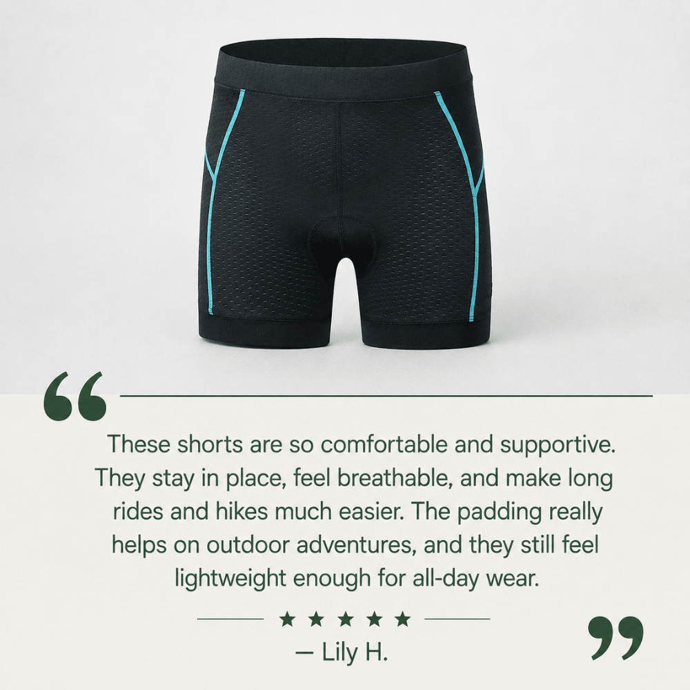 Women’s Cycling Shorts – Breathable 4D Gel Padding | Everhikes - Everhikes
