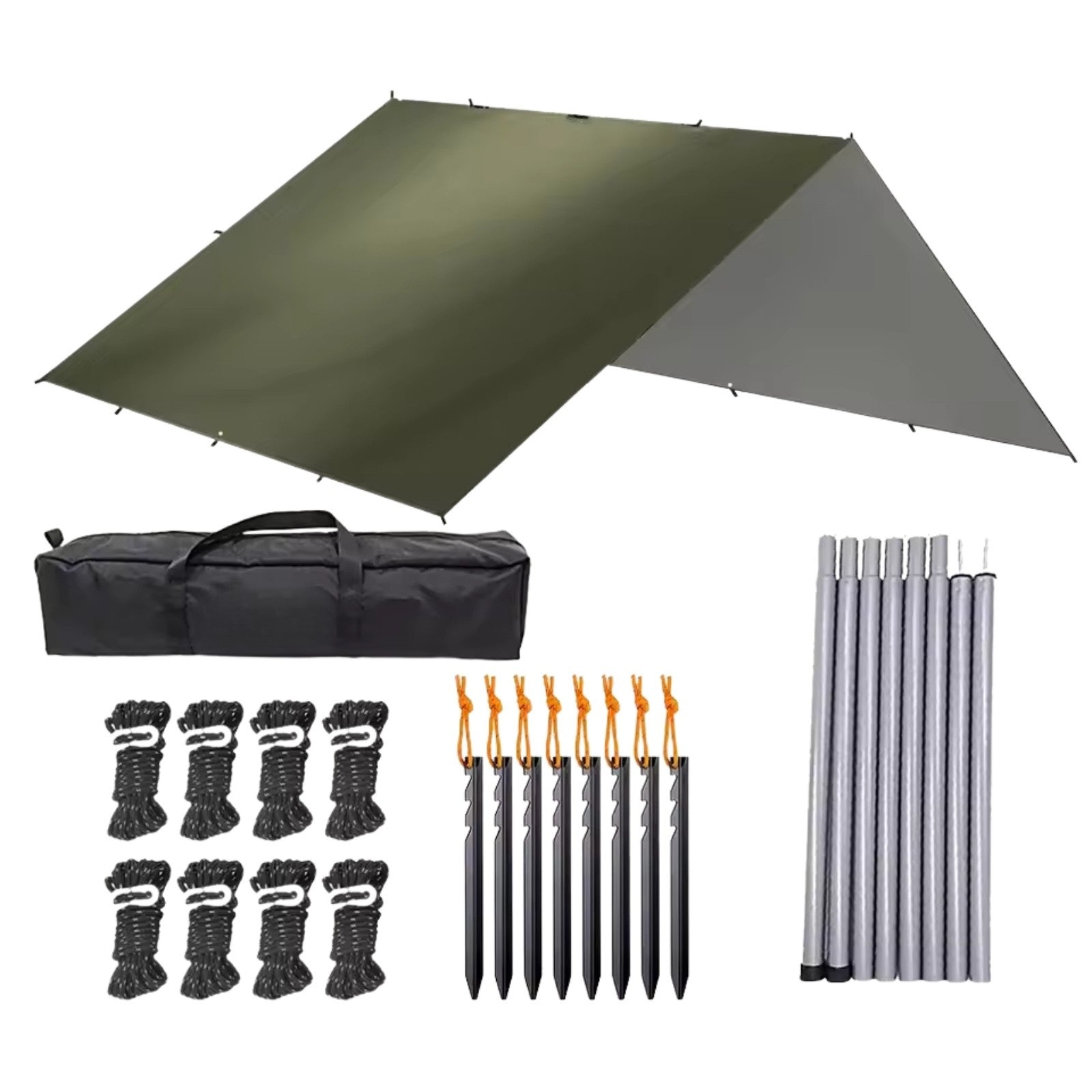 Camping Tarp Lightweight Waterproof Polyester Shelter