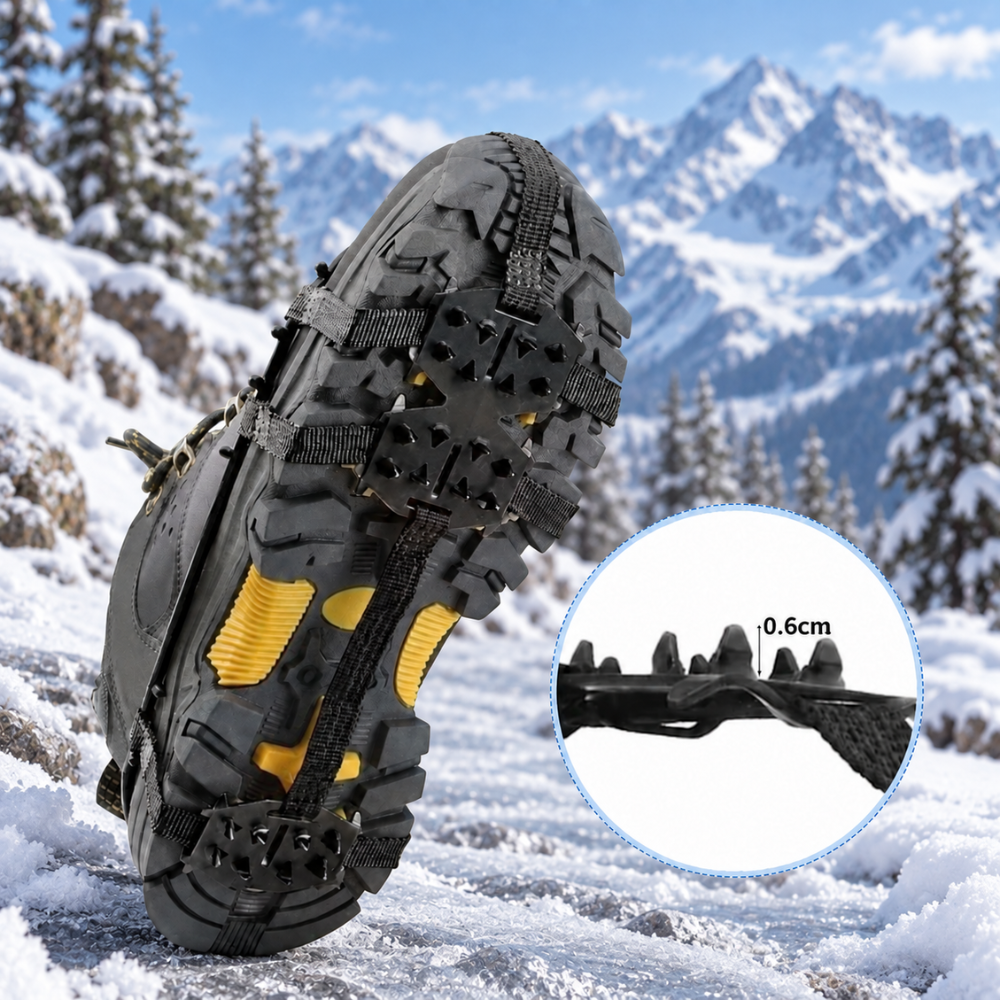 Ice Cleats – 24-Spike Metal Shoe Grippers | Everhikes