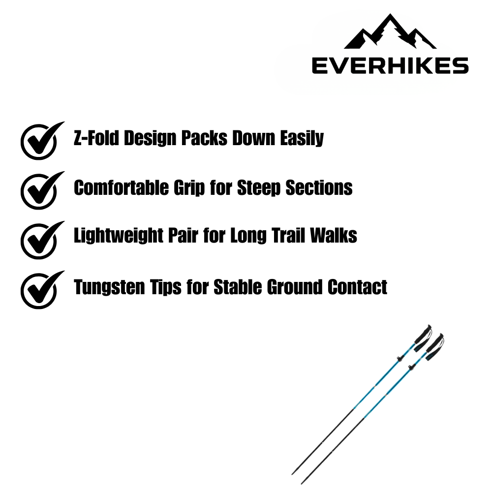 Trekking Poles, Lightweight Folding | Everhikes