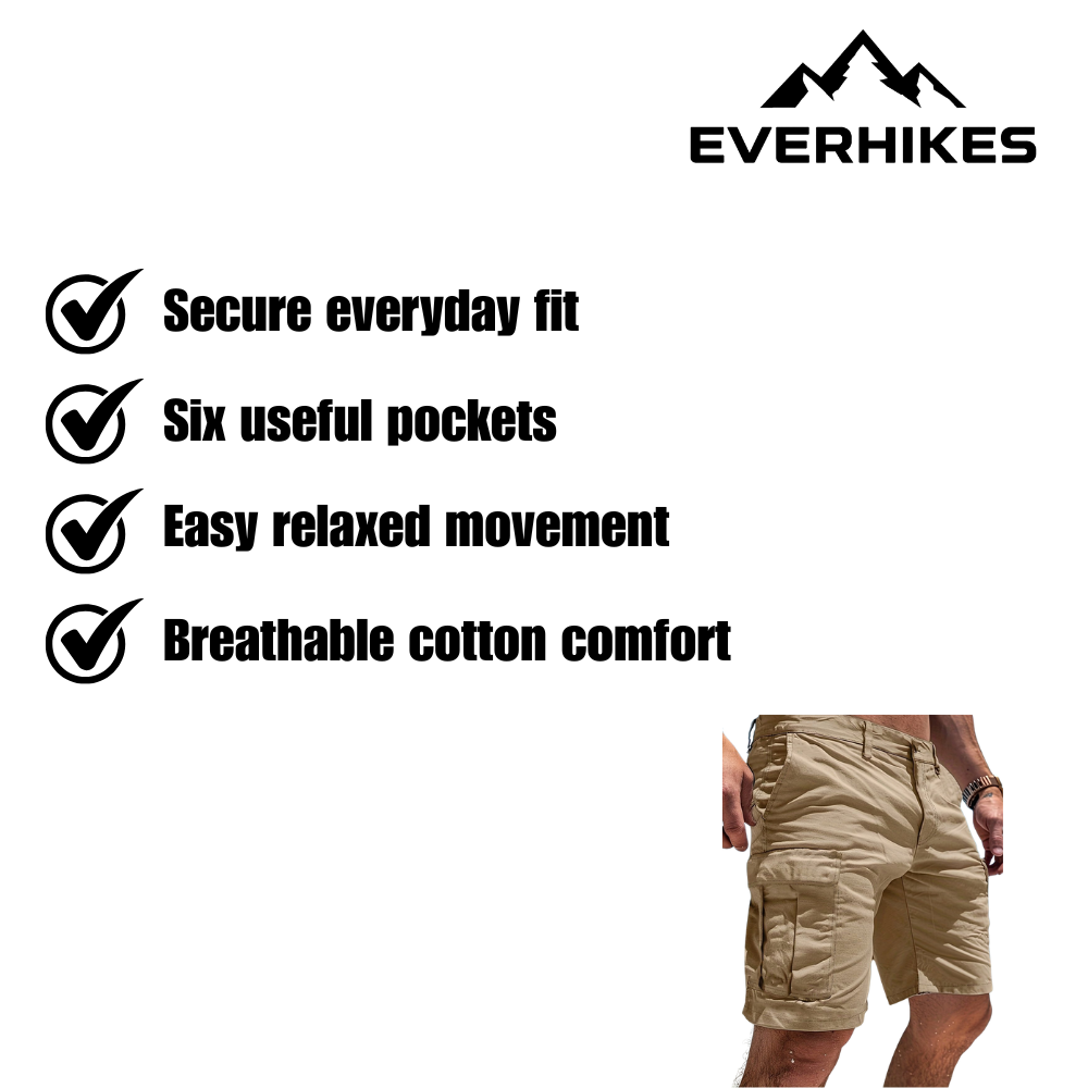Cargo Shorts – Durable Breathable Cotton Outdoor Shorts