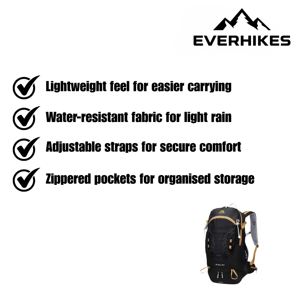 Lightweight Trail Daypack – Water-Resistant Hiking Backpack
