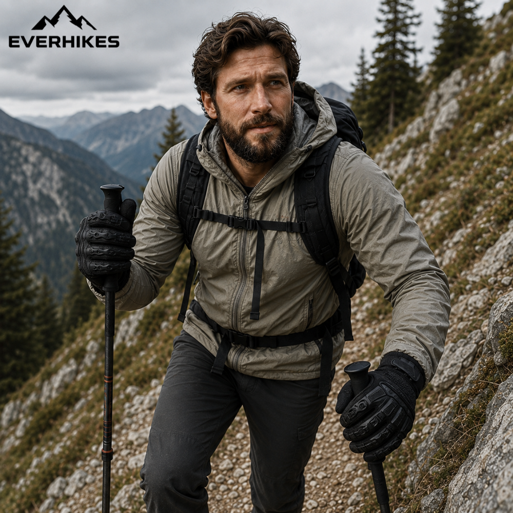 Outdoor Gloves, Breathable Full-Finger Tactical Gloves