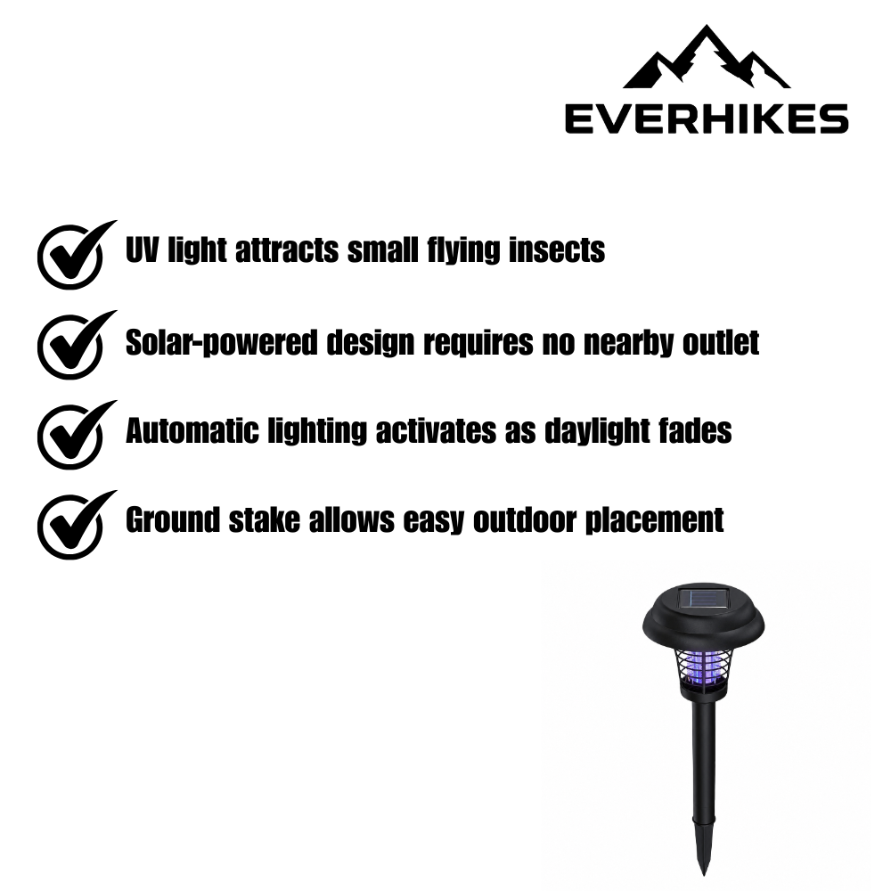 Solar Insect Zapper Outdoor UV Garden Light  | Everhikes