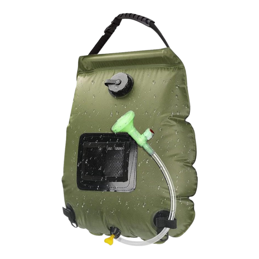 Camping Shower Bag Portable Solar-Heated 20L | Everhikes