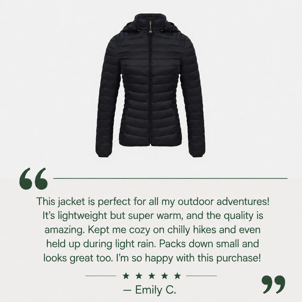 Women’s Insulated Jacket, Lightweight Down Layer | Everhikes