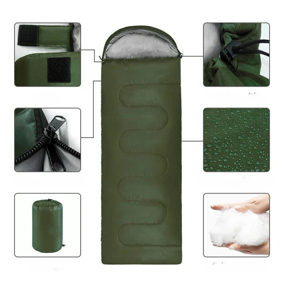 Camping Sleeping Bag Lightweight for Mild Weather