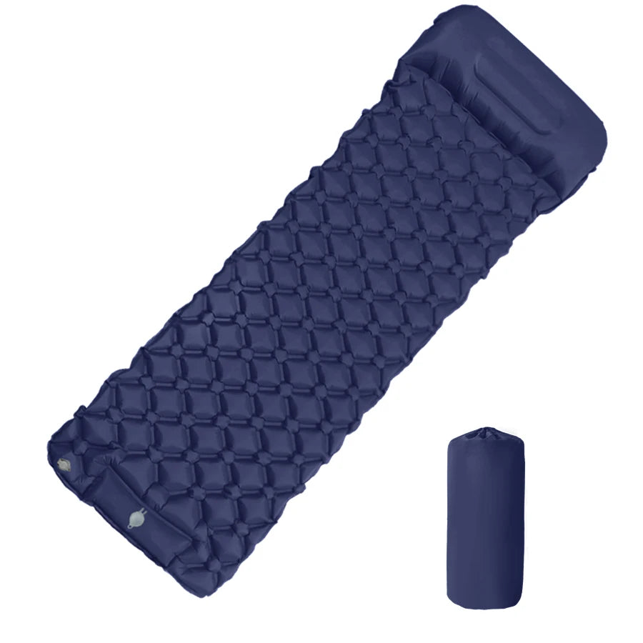 Camping Sleeping Pad Lightweight with Built-In Pump and Pillow