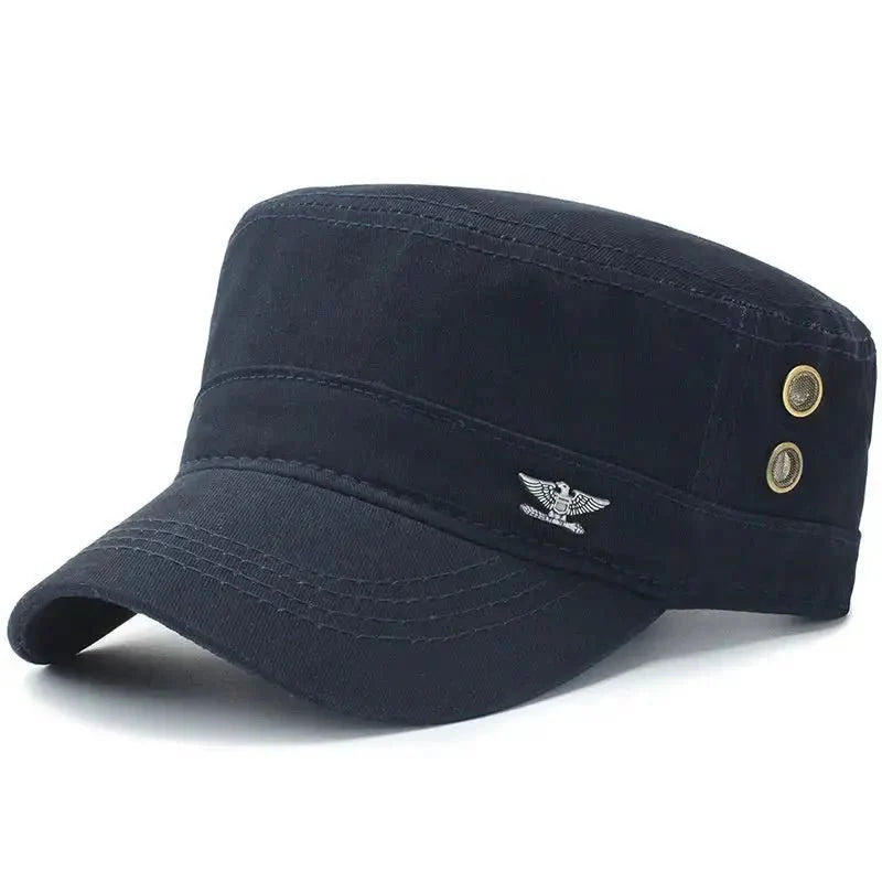 Hiking Cap, Breathable Cotton Curved-Brim Hat
