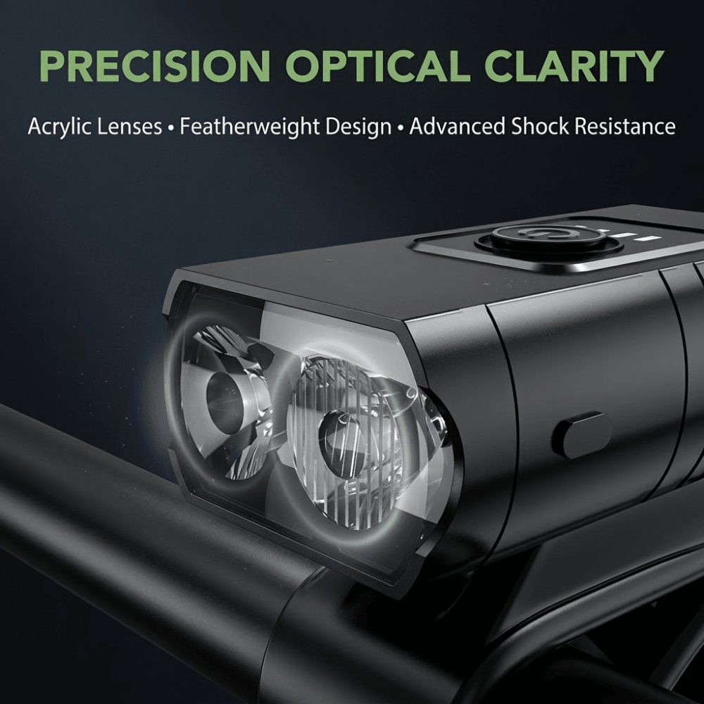 Bike Light Set Rechargeable LED with Front and Rear Lights - Everhikes