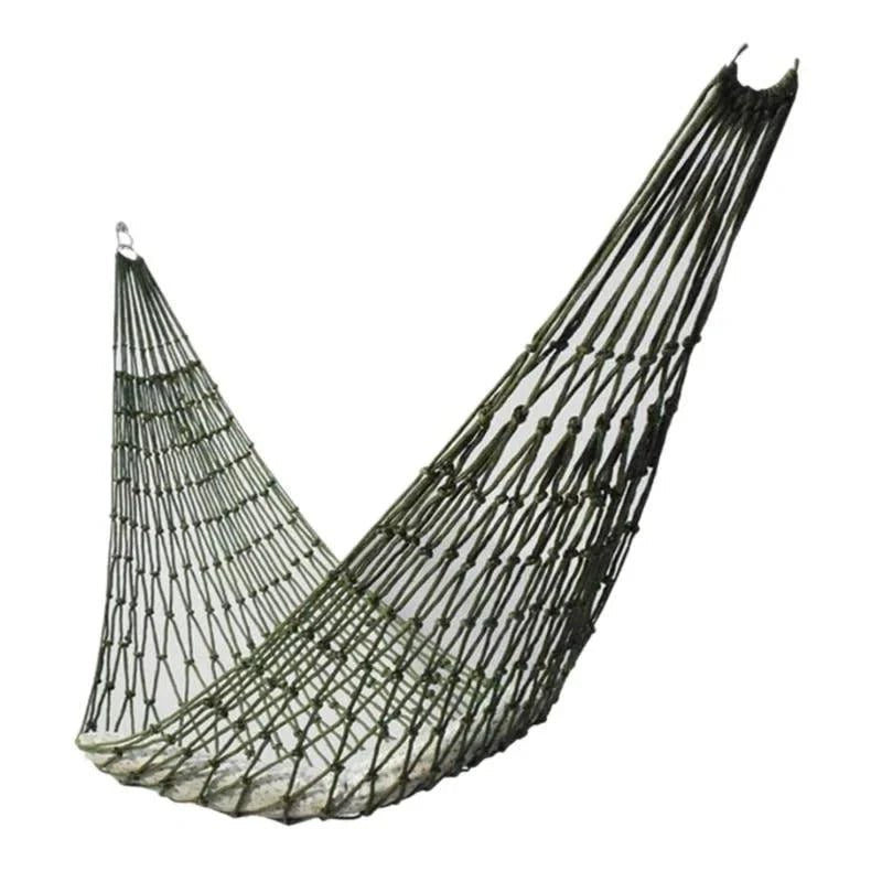 Camping Hammock – Lightweight Nylon Mesh with Hanging Ropes - Everhikes