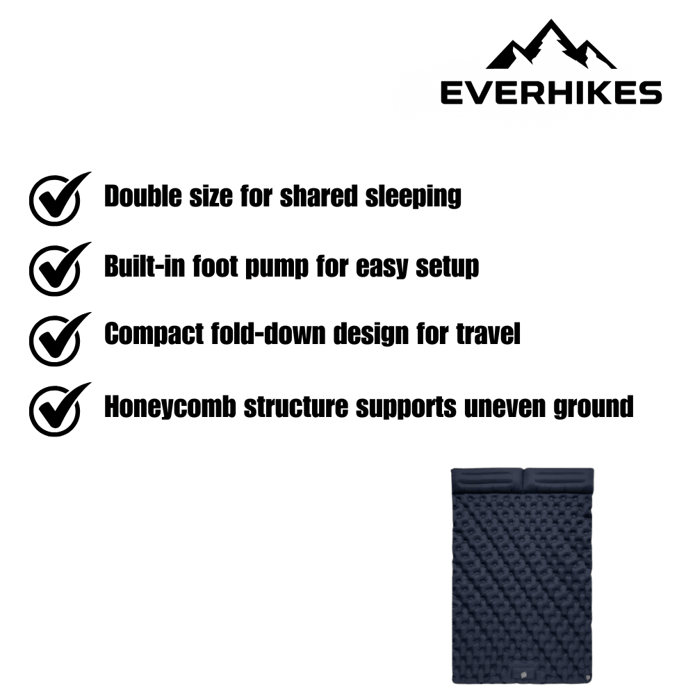 Camping Mattress – Lightweight Double Inflatable Pad | Everhikes - Everhikes