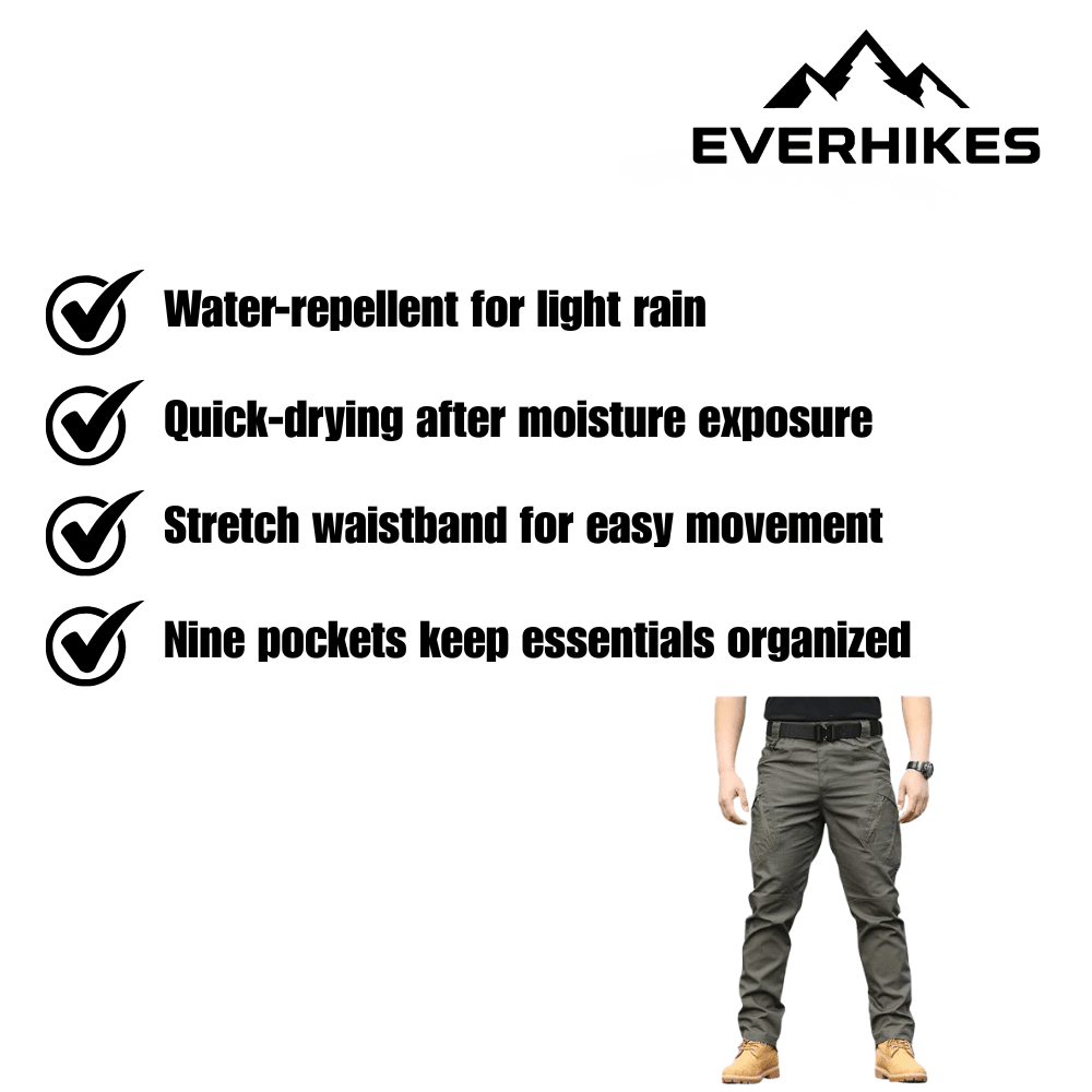 Cargo Pants – Lightweight Weather - Resistant Outdoor Pants - Everhikes