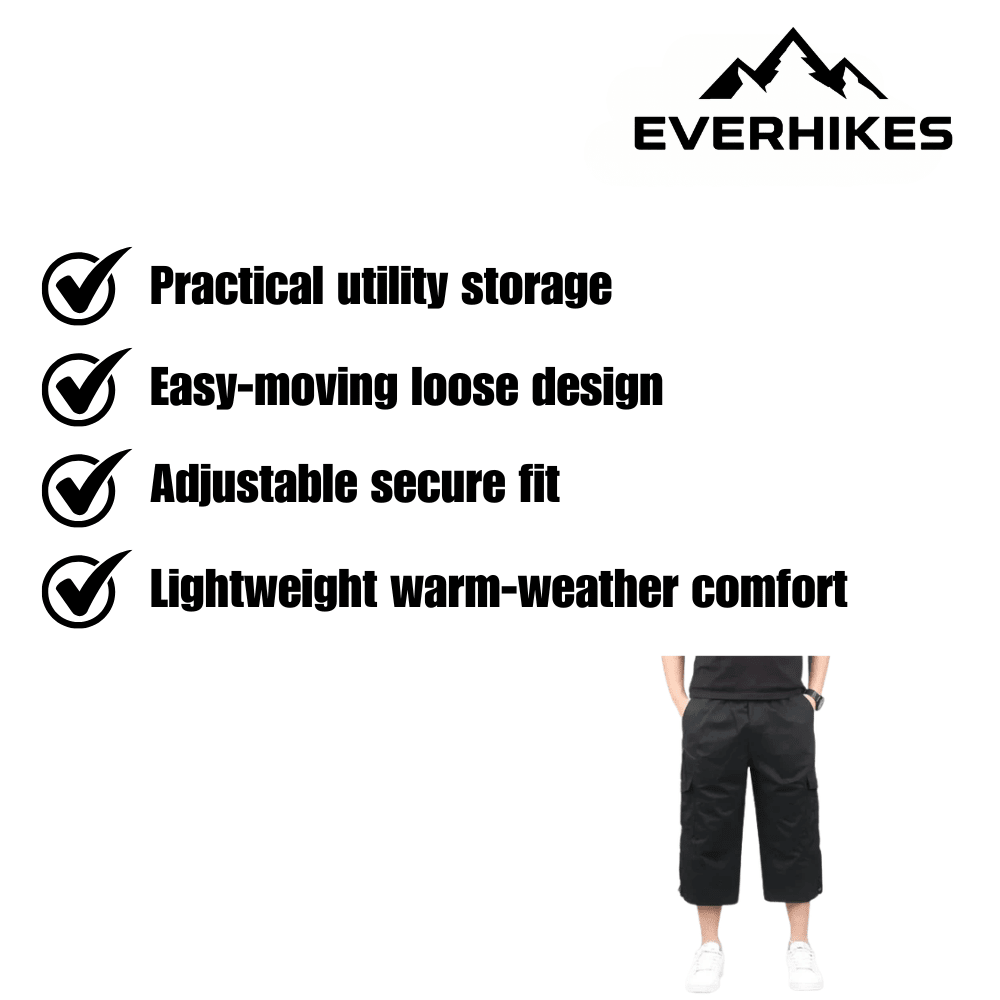 Cargo Shorts, Lightweight Loose - Fit Hiking Shorts | Everhikes - Everhikes