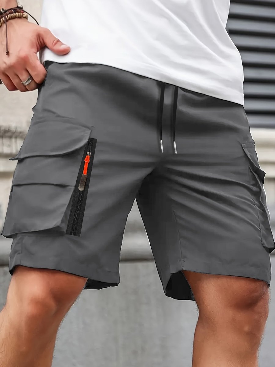 Cargo Shorts, Lightweight Zip - Pocket Hiking Shorts | Everhikes - Everhikes