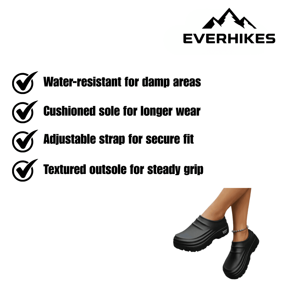 Clogs Water - Resistant Cushioned Slip - On | Everhikes - Everhikes