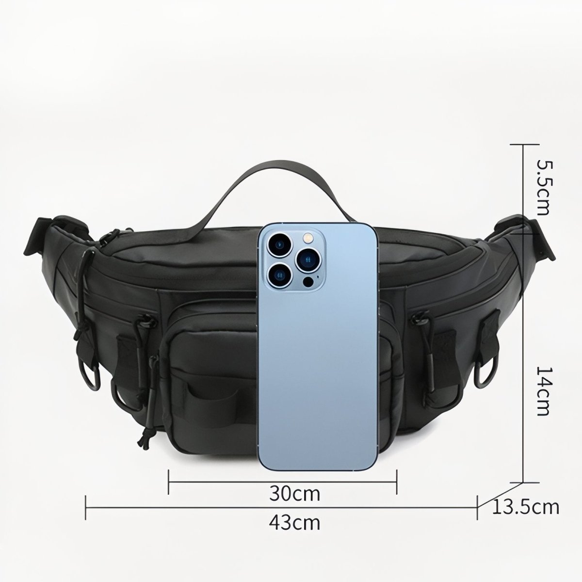 Compact Waist Pack Water-Resistant Hiking Bag | Everhikes - Everhikes