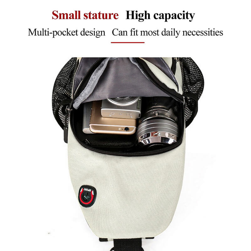 Crossbody Bag – Lightweight 5L Multi - Compartment Sling - Everhikes