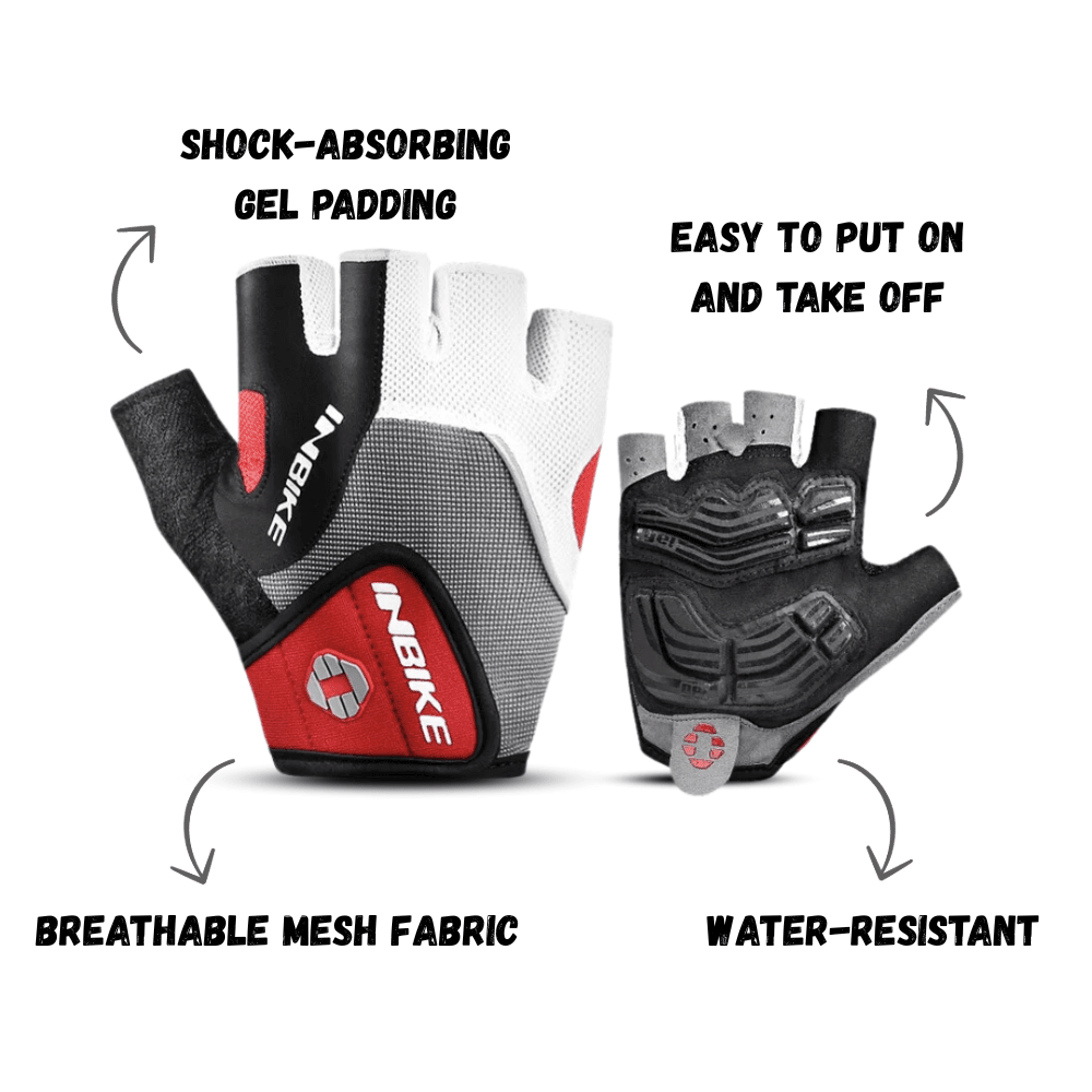 Cycling Gloves, Breathable Gel - Padded Riding Gloves | Everhikes - Everhikes