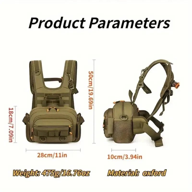 Fishing Chest Bag, Durable Outdoor Tackle Pack | Everhikes - Everhikes