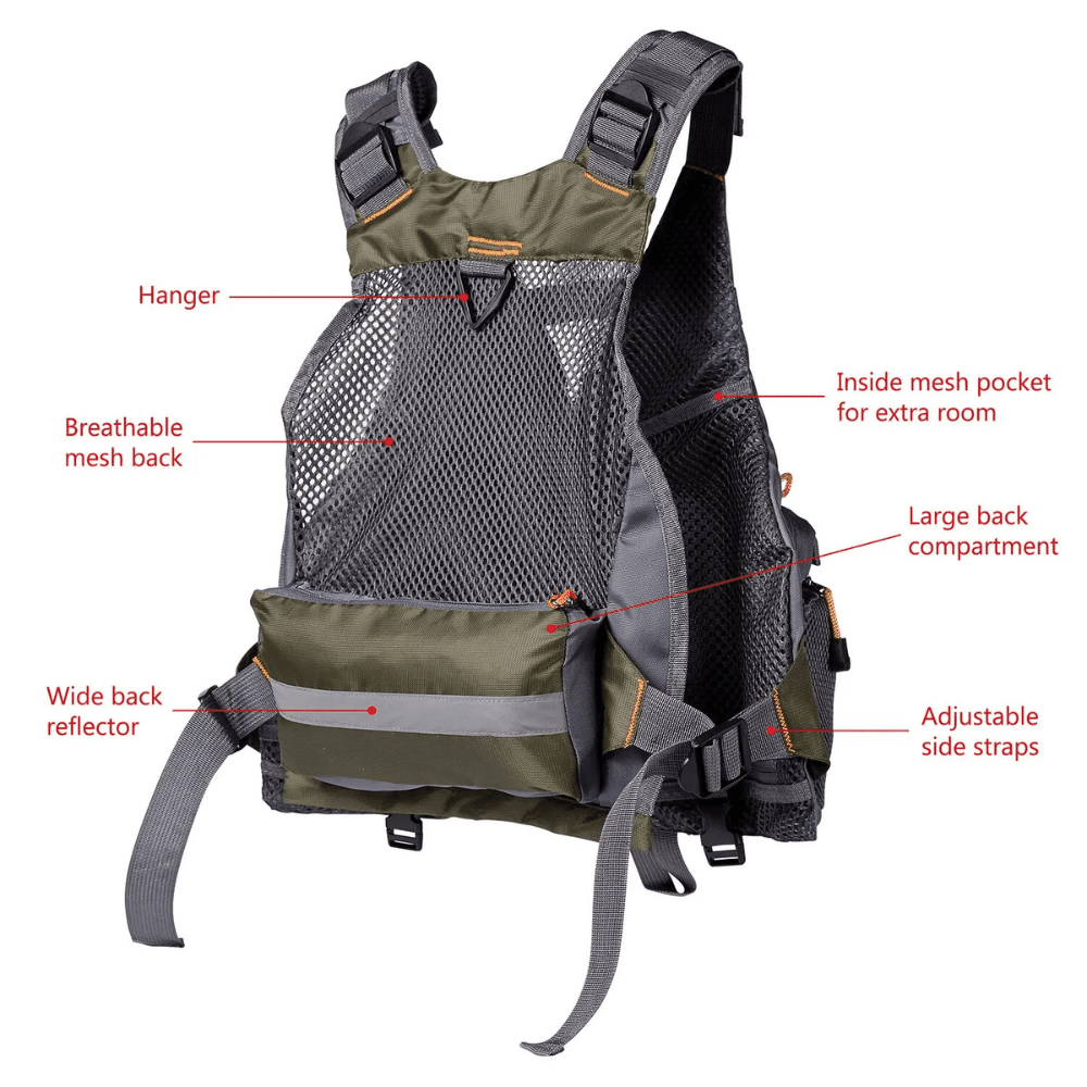 Fishing Vest, Lightweight Breathable Vest | Everhikes - Everhikes