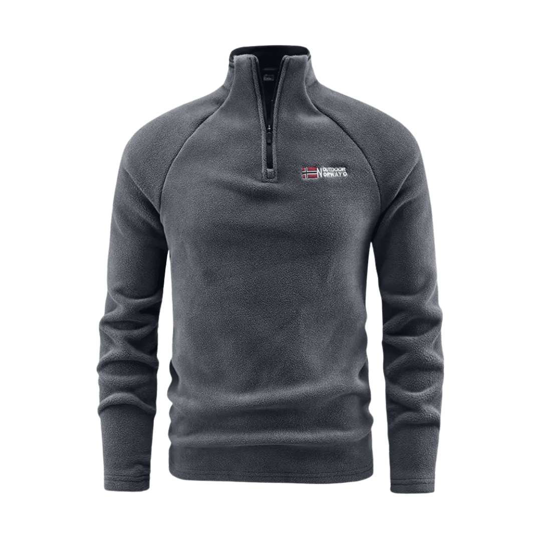 Fleece Jacket – Breathable Thermal Half - Zip Layer | Everhikes - Evercrest Outdoors