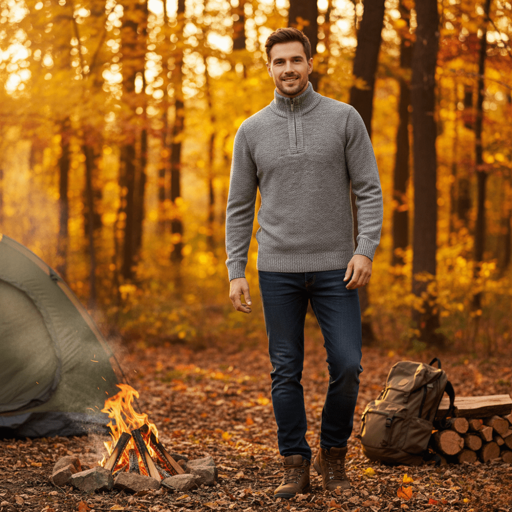 Fleece Pullover, Warm Breathable Half - Zip | Everhikes - Everhikes