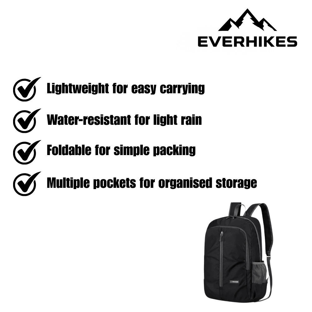 Foldable Backpack, Lightweight Water - Resistant | Everhikes - Everhikes