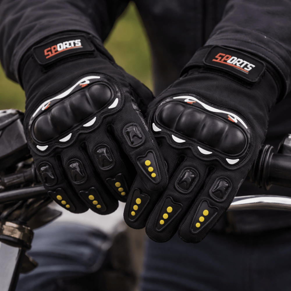 Full-Finger Motorcycle & Cycling Gloves, Touchscreen Fingertips - Everhikes