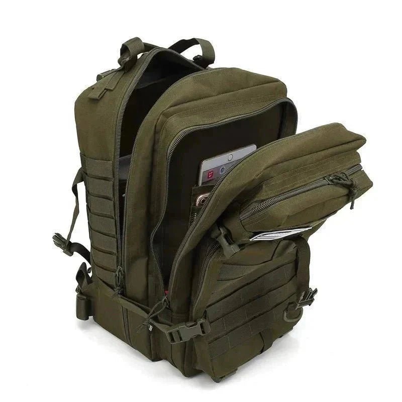 Hiking Backpack, Durable Waterproof 50L for Trekking, Camping - Everhikes