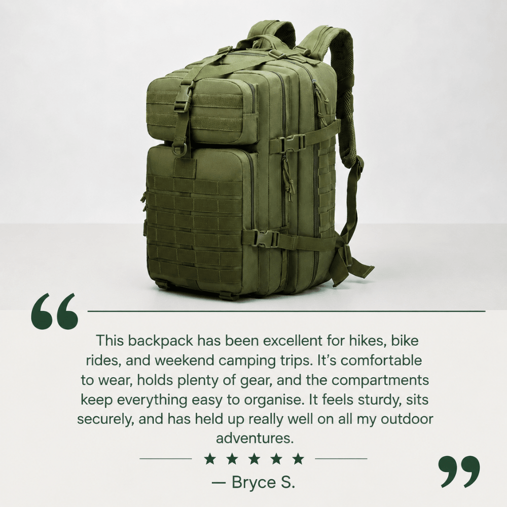 Hiking Backpack, Rugged Water-Resistant 50L | Everhikes - Everhikes