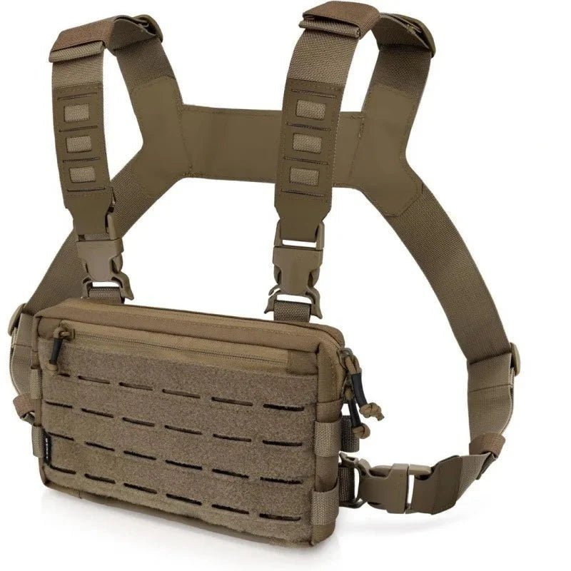 Hiking Chest Bag, Lightweight Waterproof Nylon Adjustable Fit - Everhikes