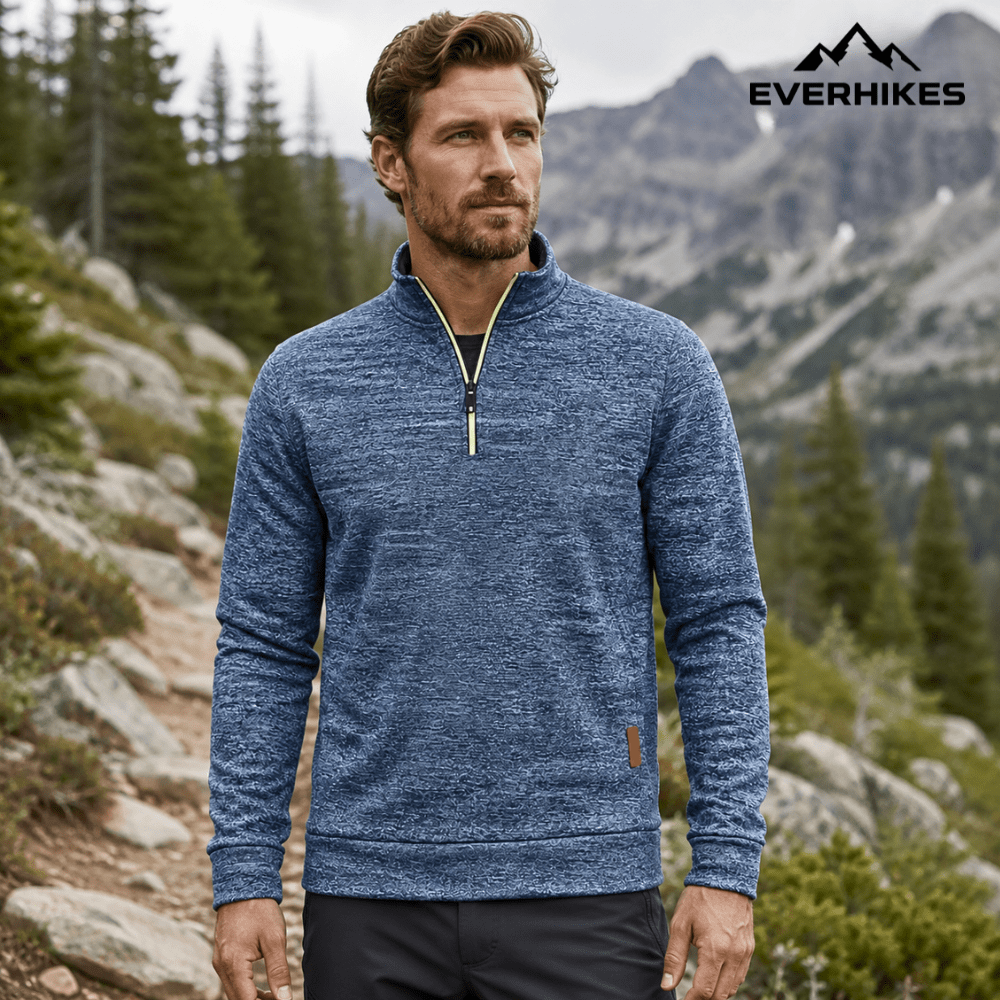 Hiking Fleece, Insulated Half - Zip Outdoor Layer | Everhikes - Everhikes