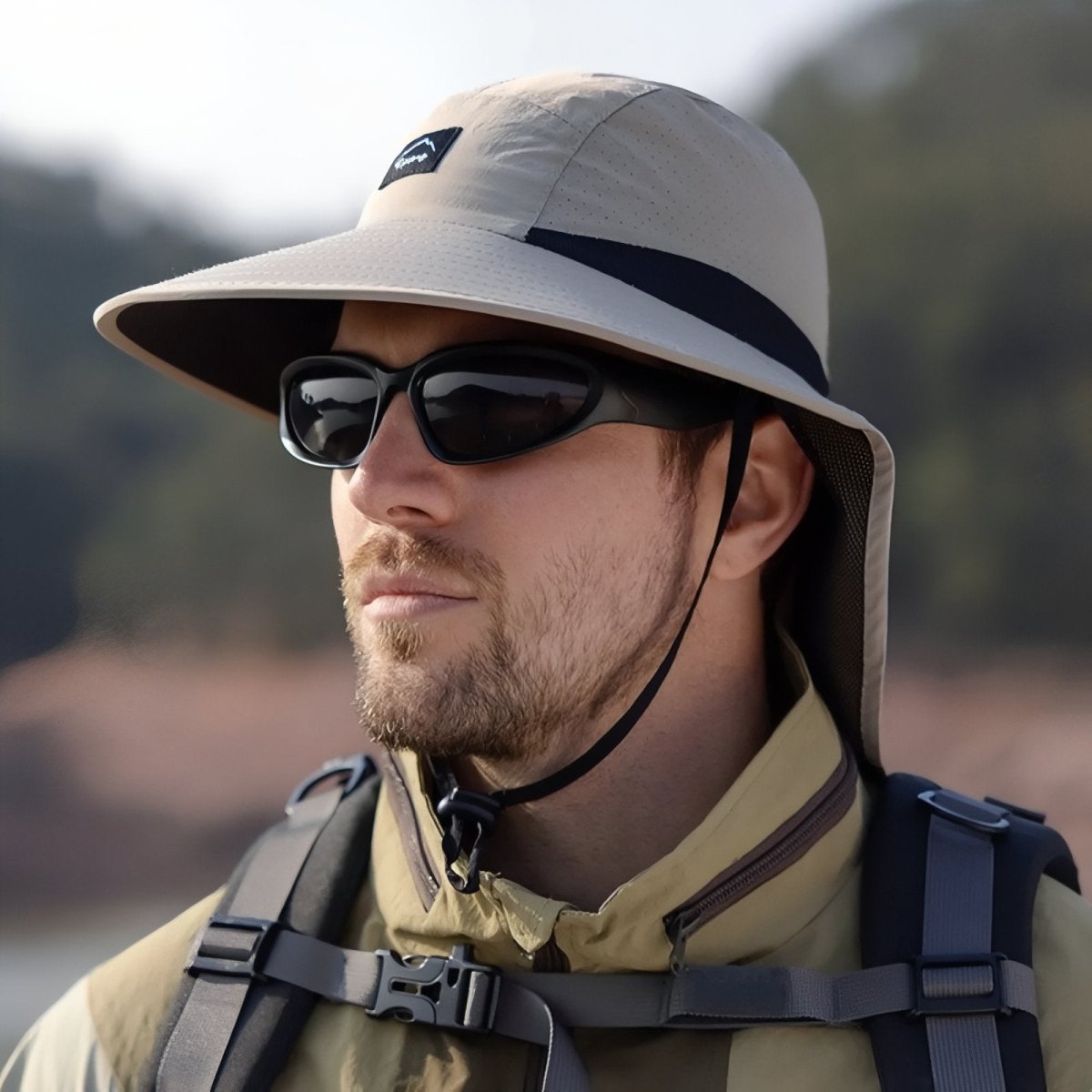 Hiking Hat – Lightweight Breathable Neck Shield Hat | Everhikes - Everhikes