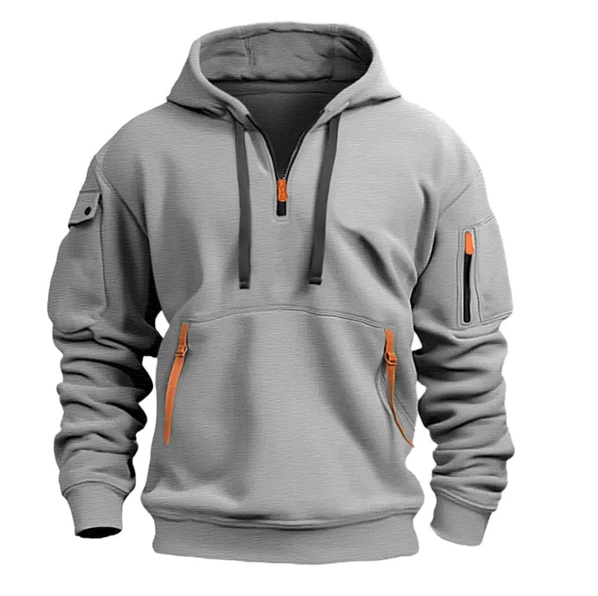 Hiking Hoodie – Lightweight Breathable Half - Zip Layer | Everhikes - Everhikes