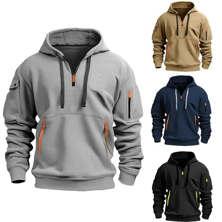 Hiking Hoodie – Lightweight Breathable Half - Zip Layer | Everhikes - Everhikes