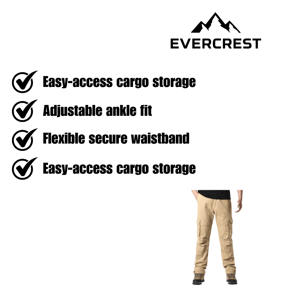 Hiking Pants, Breathable Cargo Trail Pants | Everhikes - Everhikes